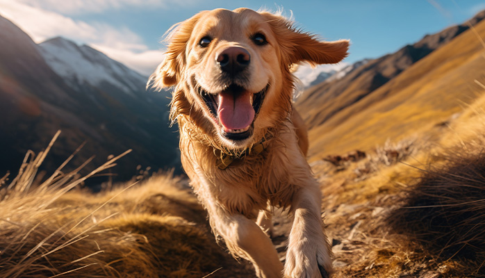 Muret trop bas, chien et chute de trois mètres